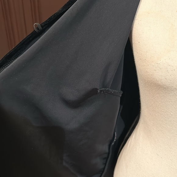 Black Velvet Vintage Single Button Formal Jacket - Picture 3 of 7